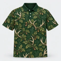 antler-rosette-ornament-polo-shirt-first
