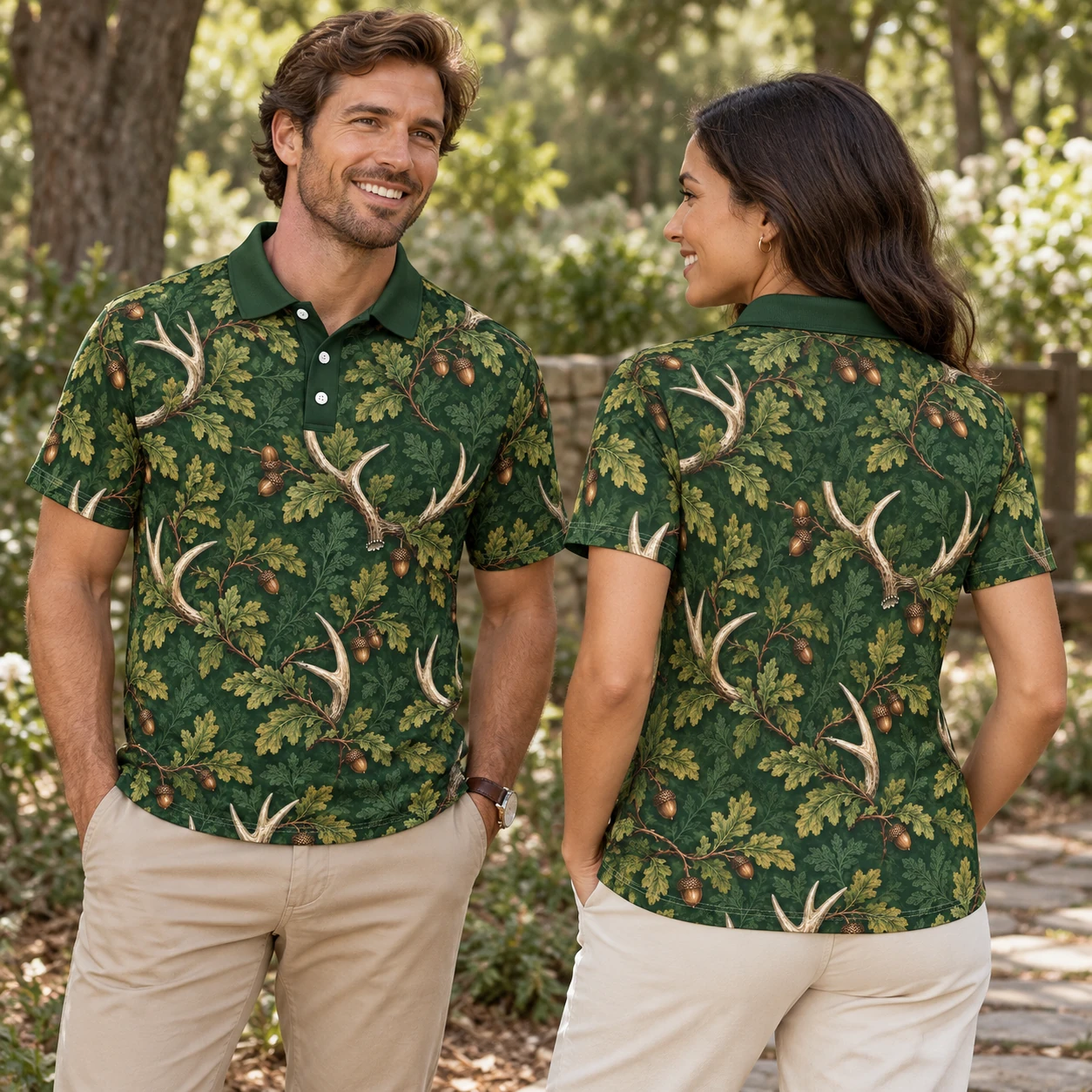 antler-rosette-ornament-polo-shirt-mockup