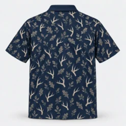 quiet-antler-microprint-polo-shirt-back