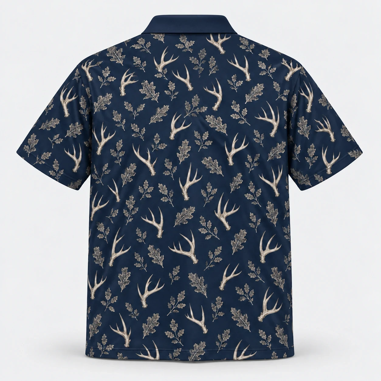 quiet-antler-microprint-polo-shirt-back