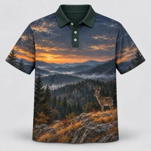 Ridgeway Buck Landscape Polo Shirt